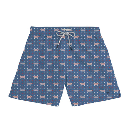 Waffle House Stars Swim Trunk - Ensign Blue