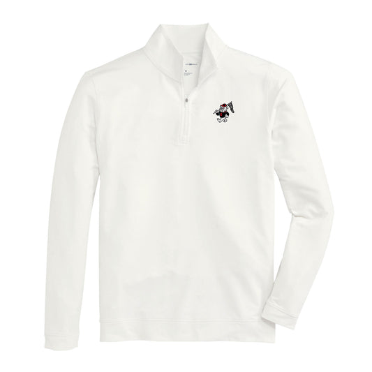 UGA Glory Glory Flow Performance 1/4 Zip - White