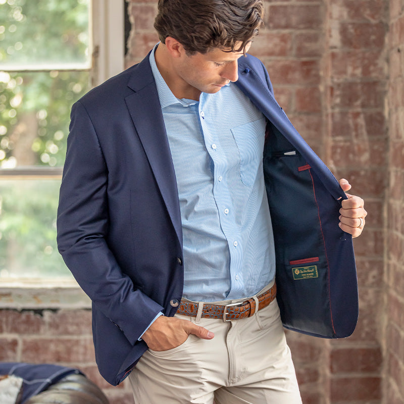 Year Round Classic Sport Coat - True Navy – Onward Reserve