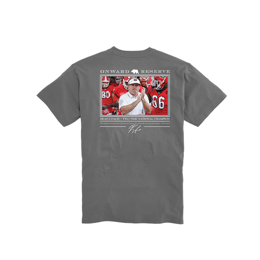 UGA Youth Kirby Smart Tee - Granite