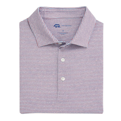 Youth Birdie Stripe Performance Polo