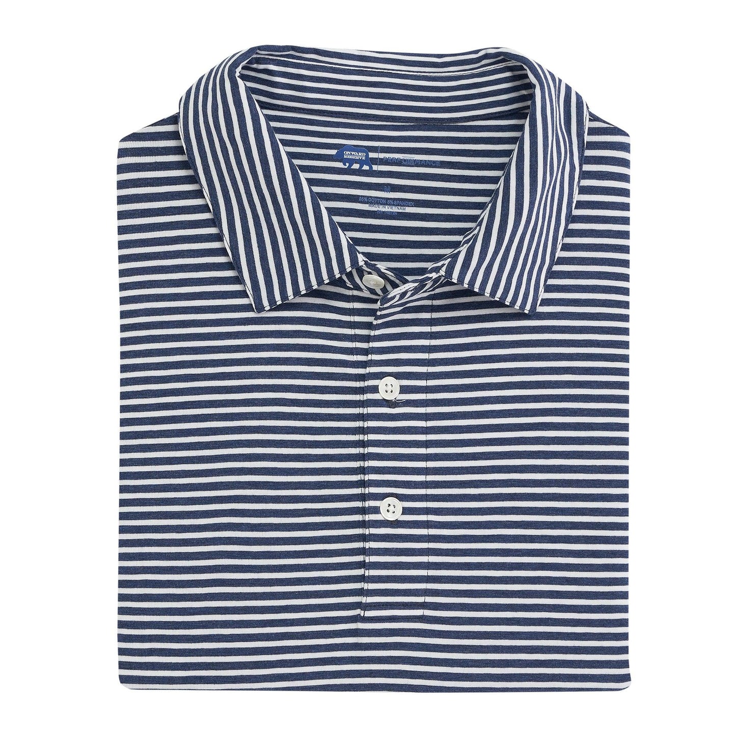 Row Stripe Icon Polo - Onward Reserve