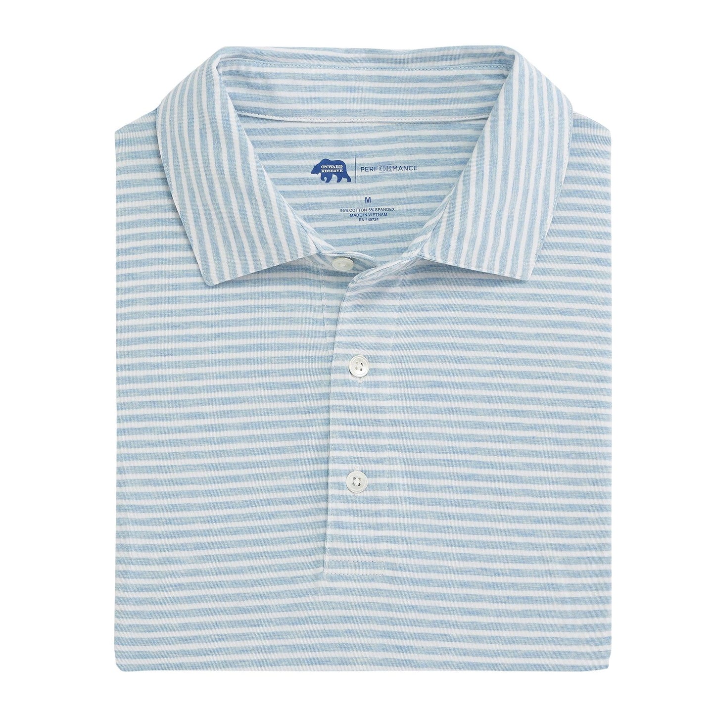 Row Stripe Icon Polo - Onward Reserve