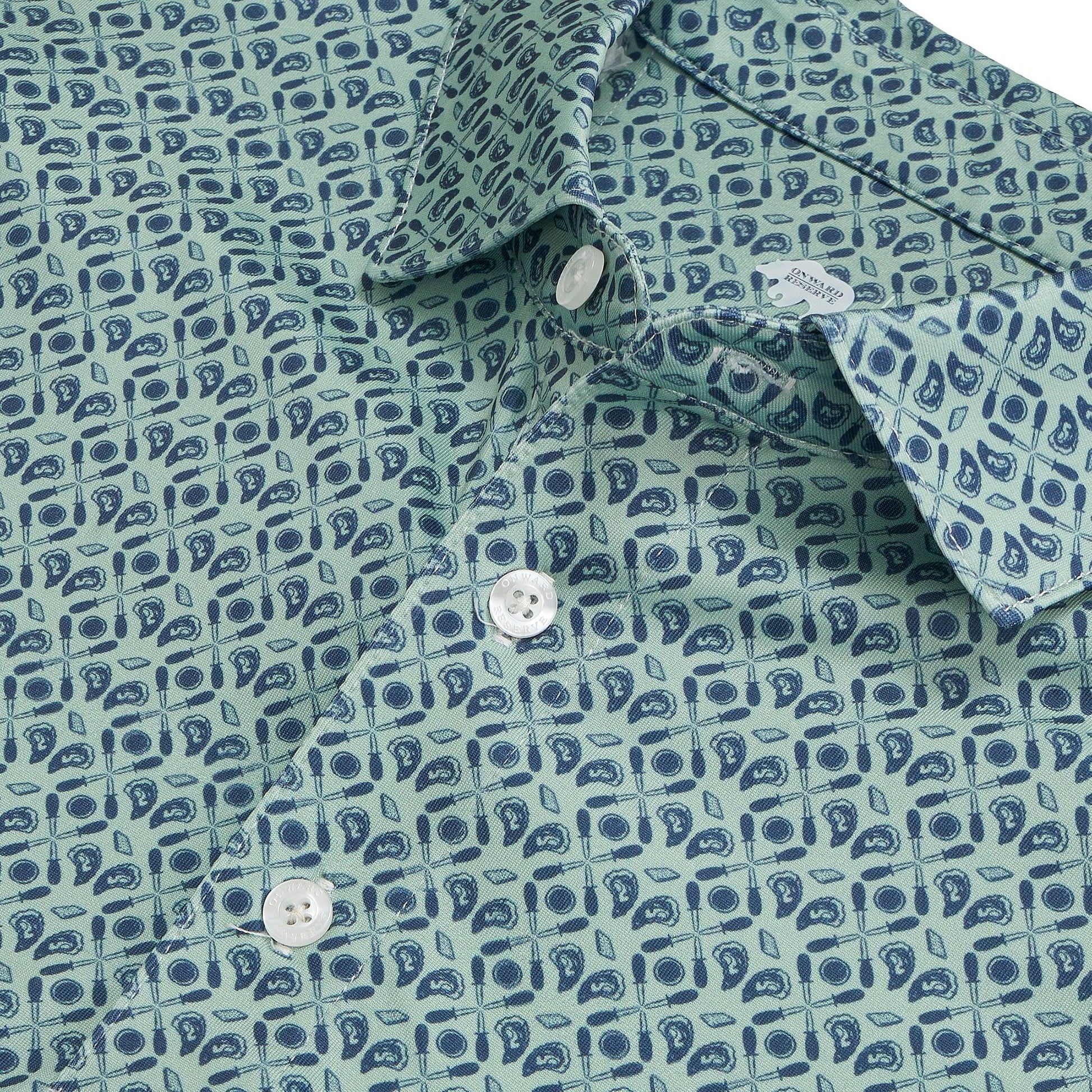 Oyster Roast Printed Performance Polo - Onward Reserve