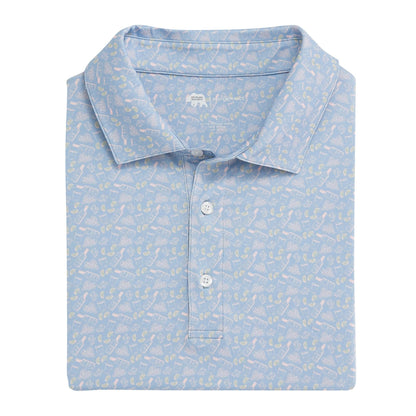 Transfusion Printed Performance Polo - Onward Reserve