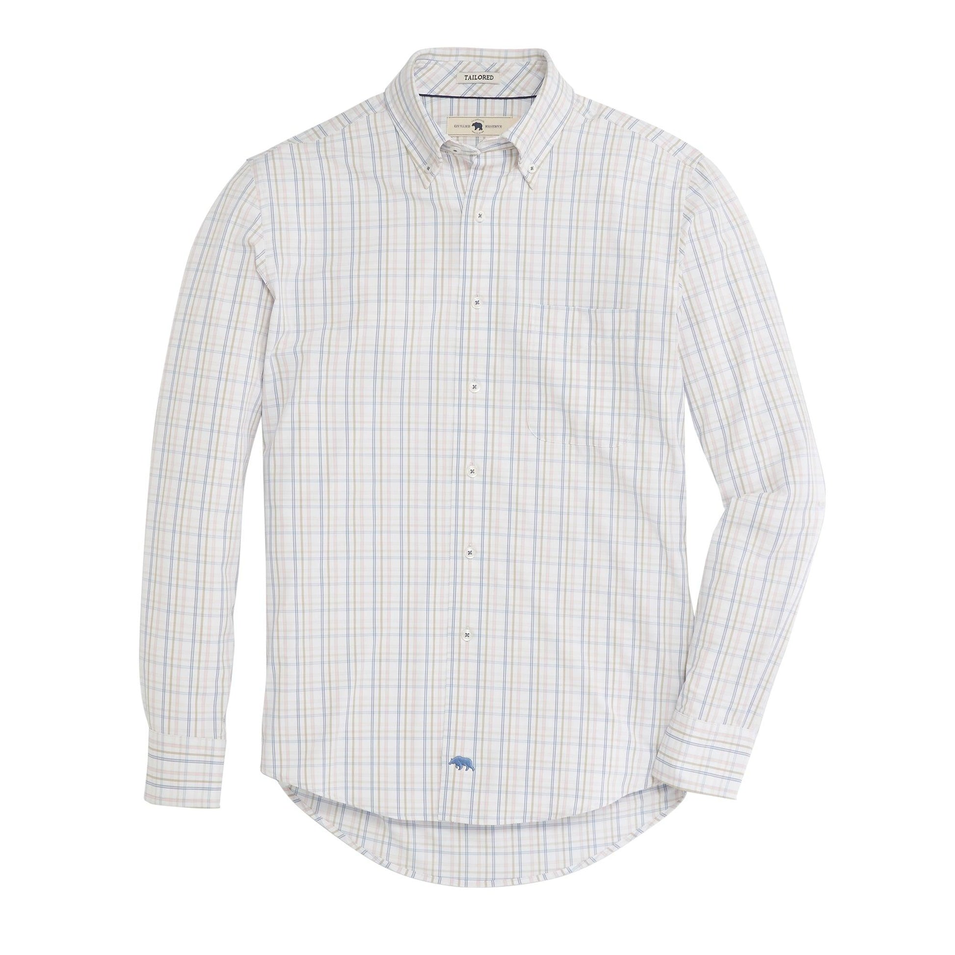 Pompano Tailored Fit Performance Button Down - Onward Reserve
