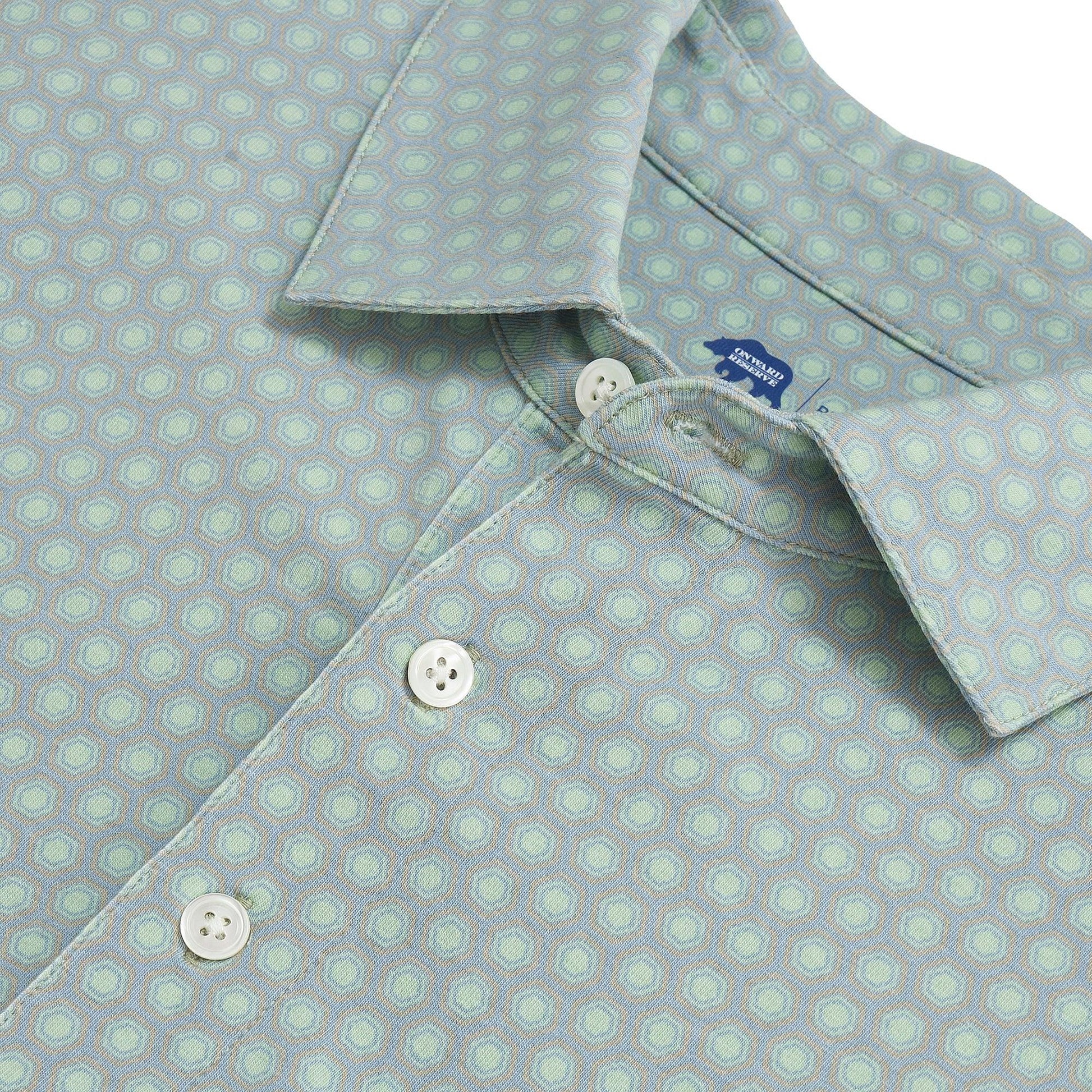 Knotty Printed Icon Polo - Onward Reserve