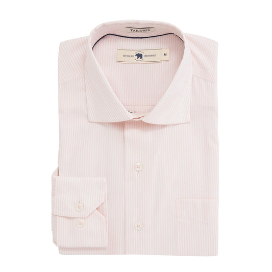 Stripe Tailored Fit Spread Quad Button Down - Onward Reserve