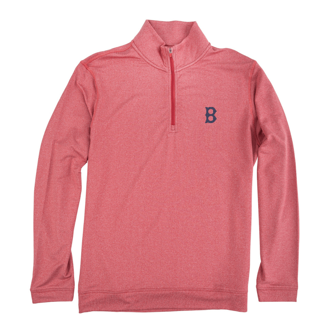 Boston Red Sox Cooperstown Flow Performance 1/4 Zip Pullover - Onward Reserve