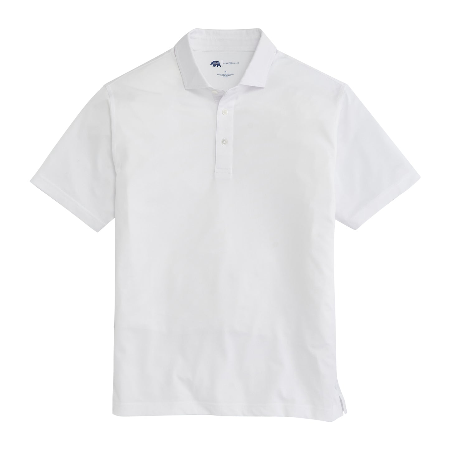 Solid Performance Pique Polo - White – Onward Reserve