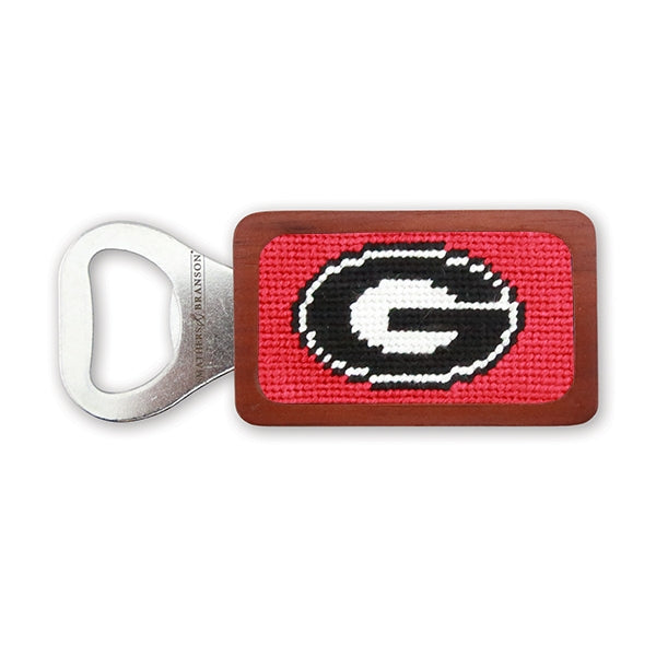 UGA Needlepoint Bottle Opener - OnwardReserve