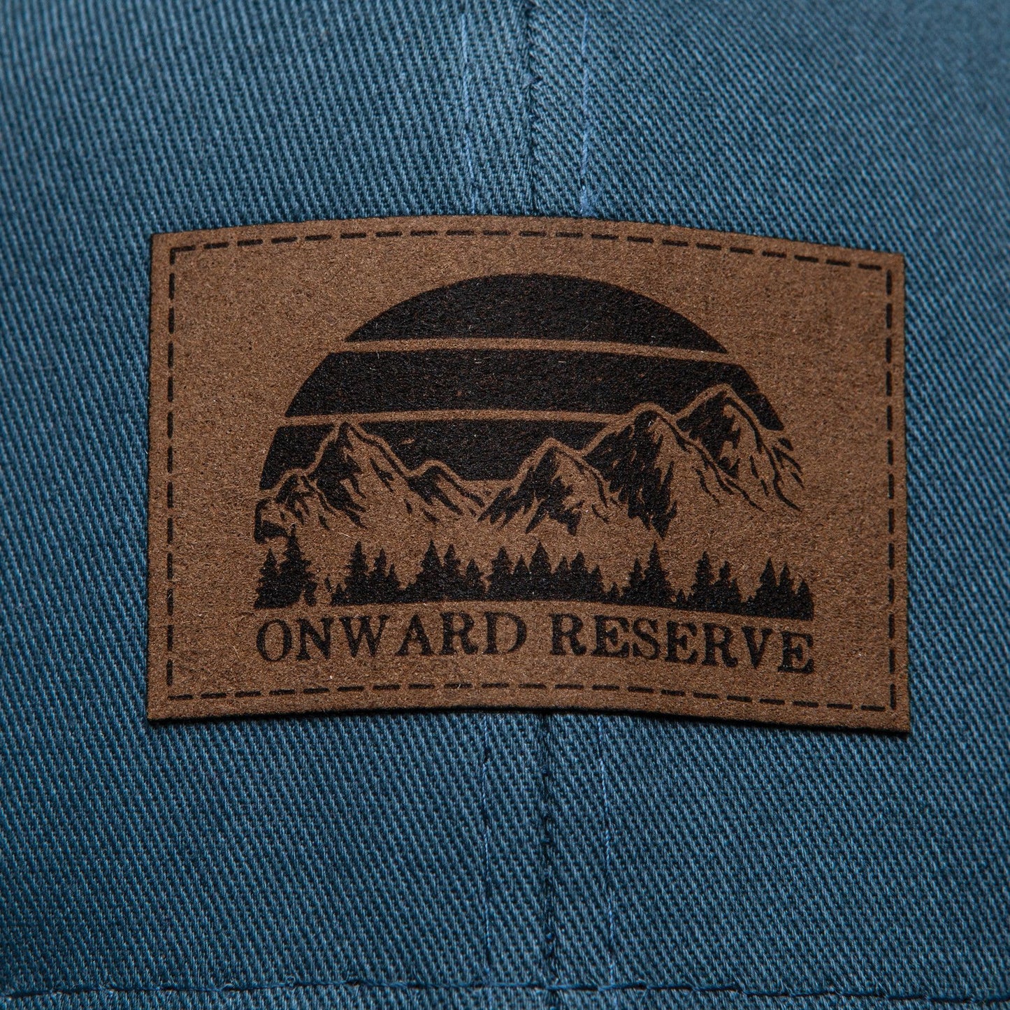 Leather Blue Ridge Trucker Hat - Onward Reserve