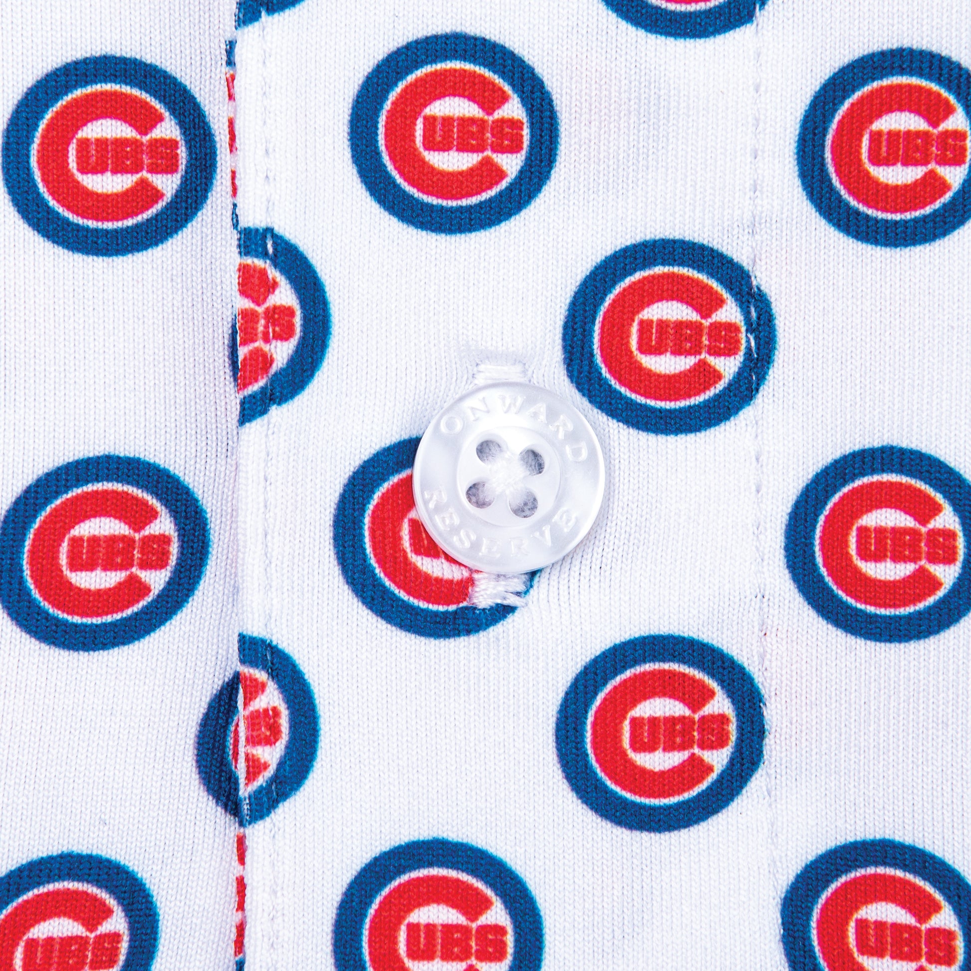 Chicago Cubs Hairline Stripe Performance Polo – Onward Reserve