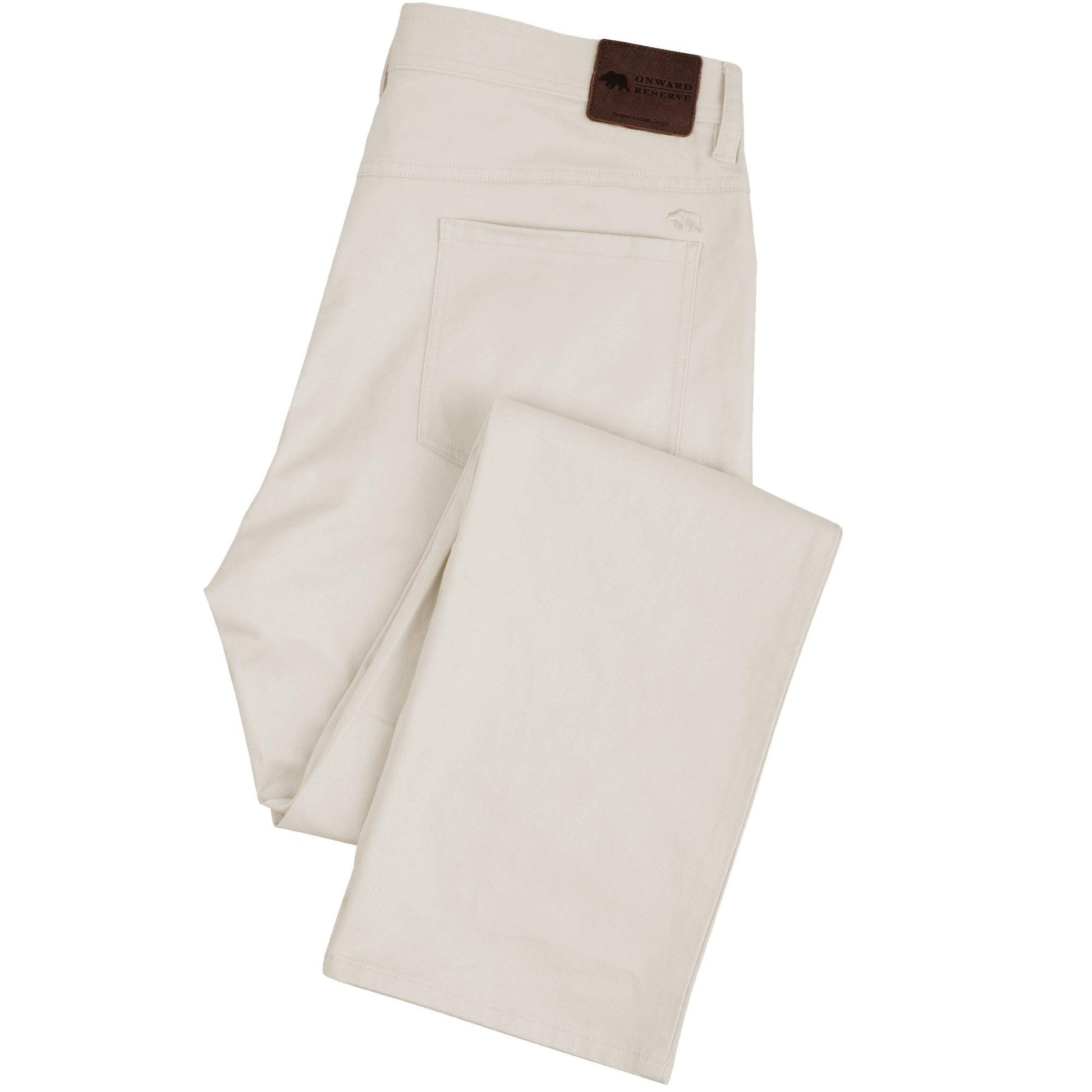 Flex Five Pocket Stretch Pant Coconut - Onward Reserve