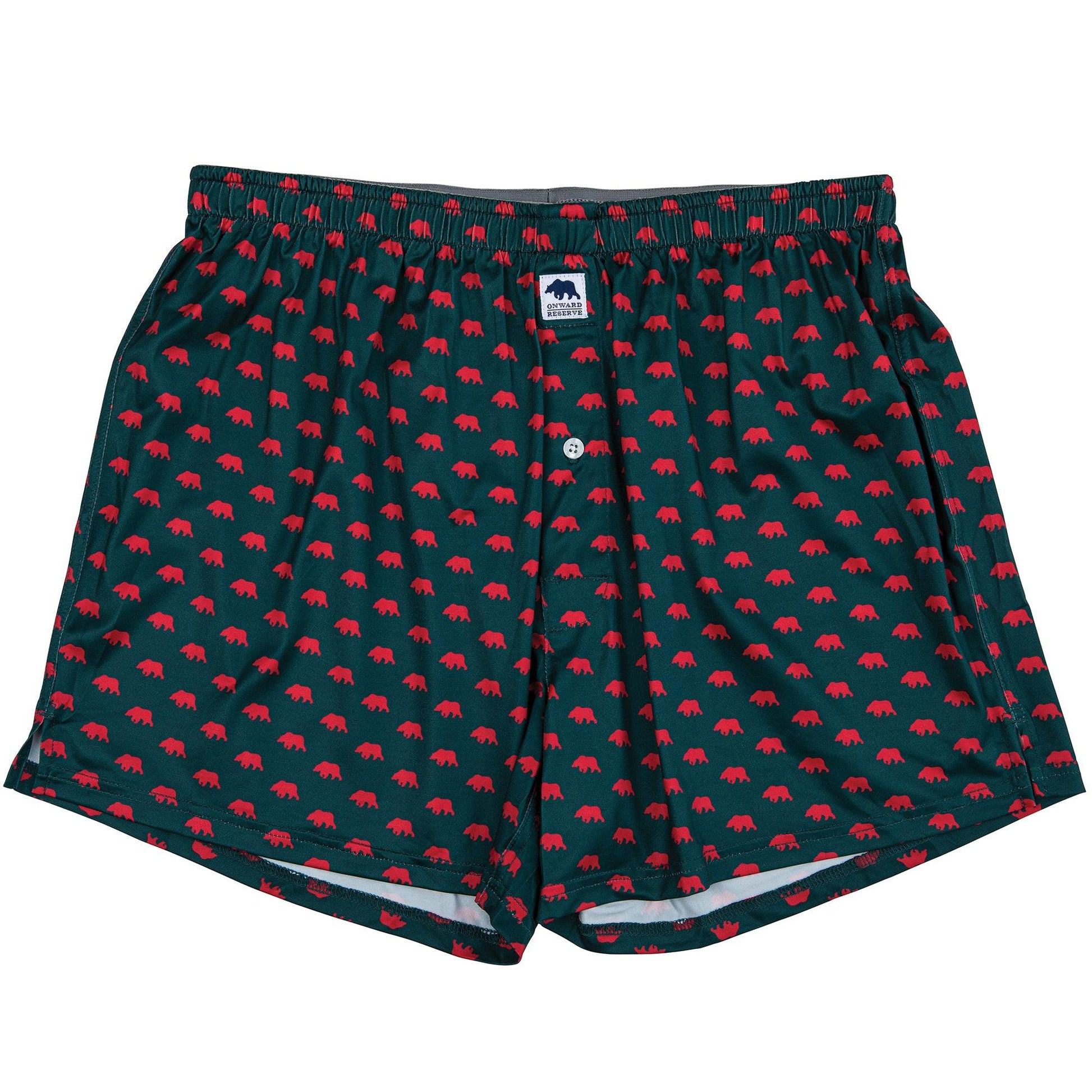 Bear Logo Performance Boxers - Onward Reserve