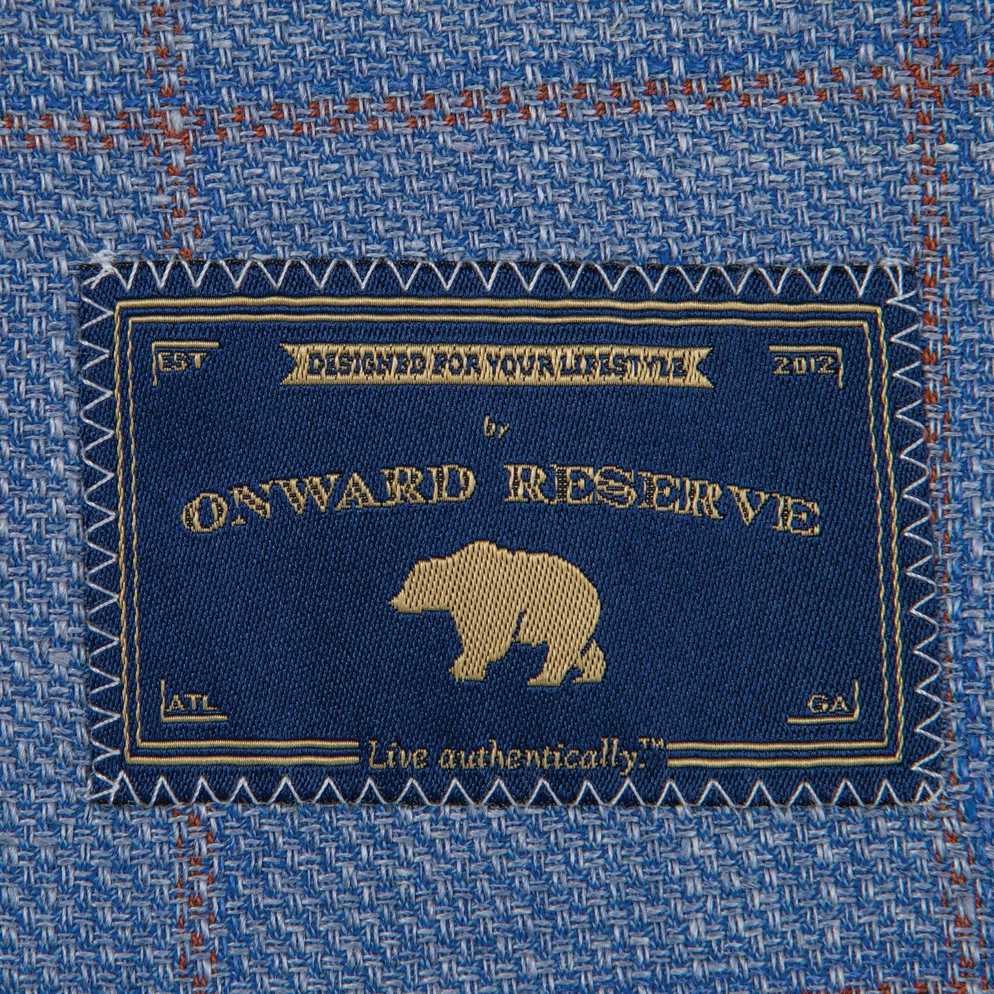 Blue Windowpane Sport Coat - Onward Reserve