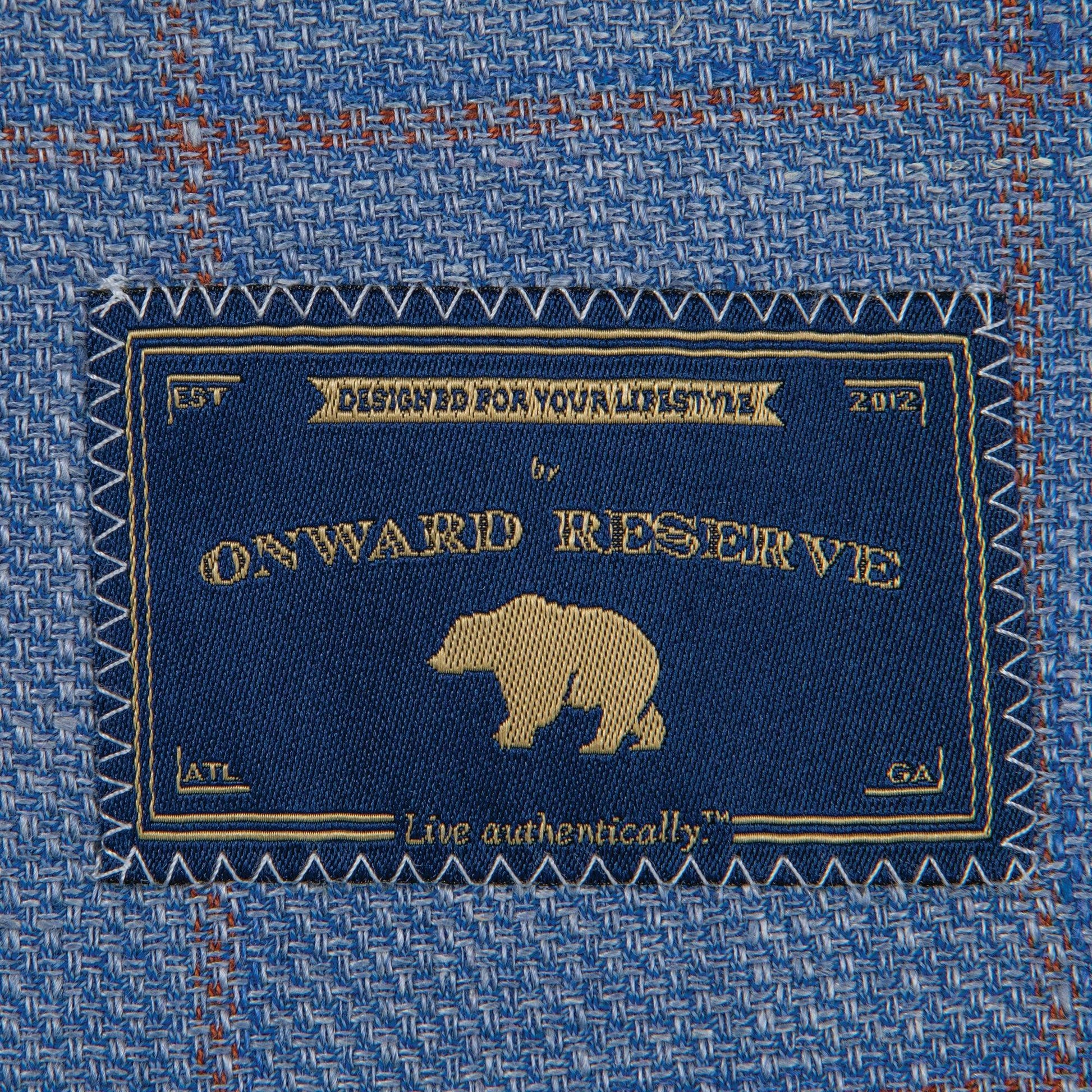 Blue Windowpane Sport Coat - Onward Reserve