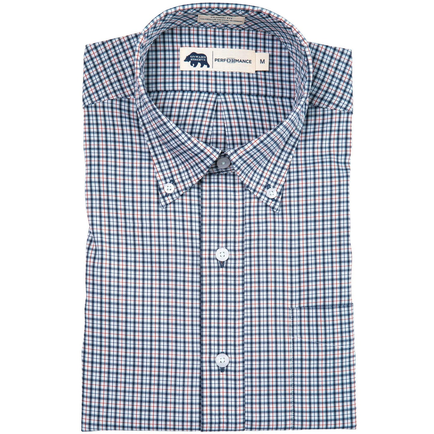 Lexington Classic Fit Performance Twill Button Down - Vintage Indigo - Onward Reserve