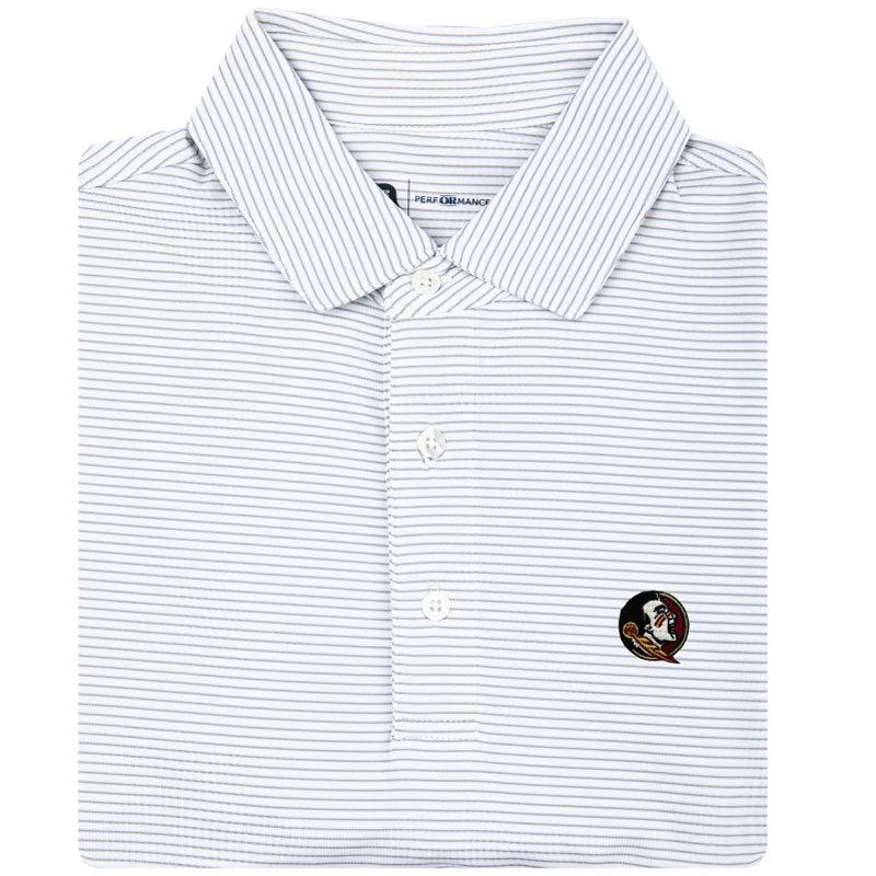 Birdie Stripe FSU Seminole Performance Polo - Onward Reserve