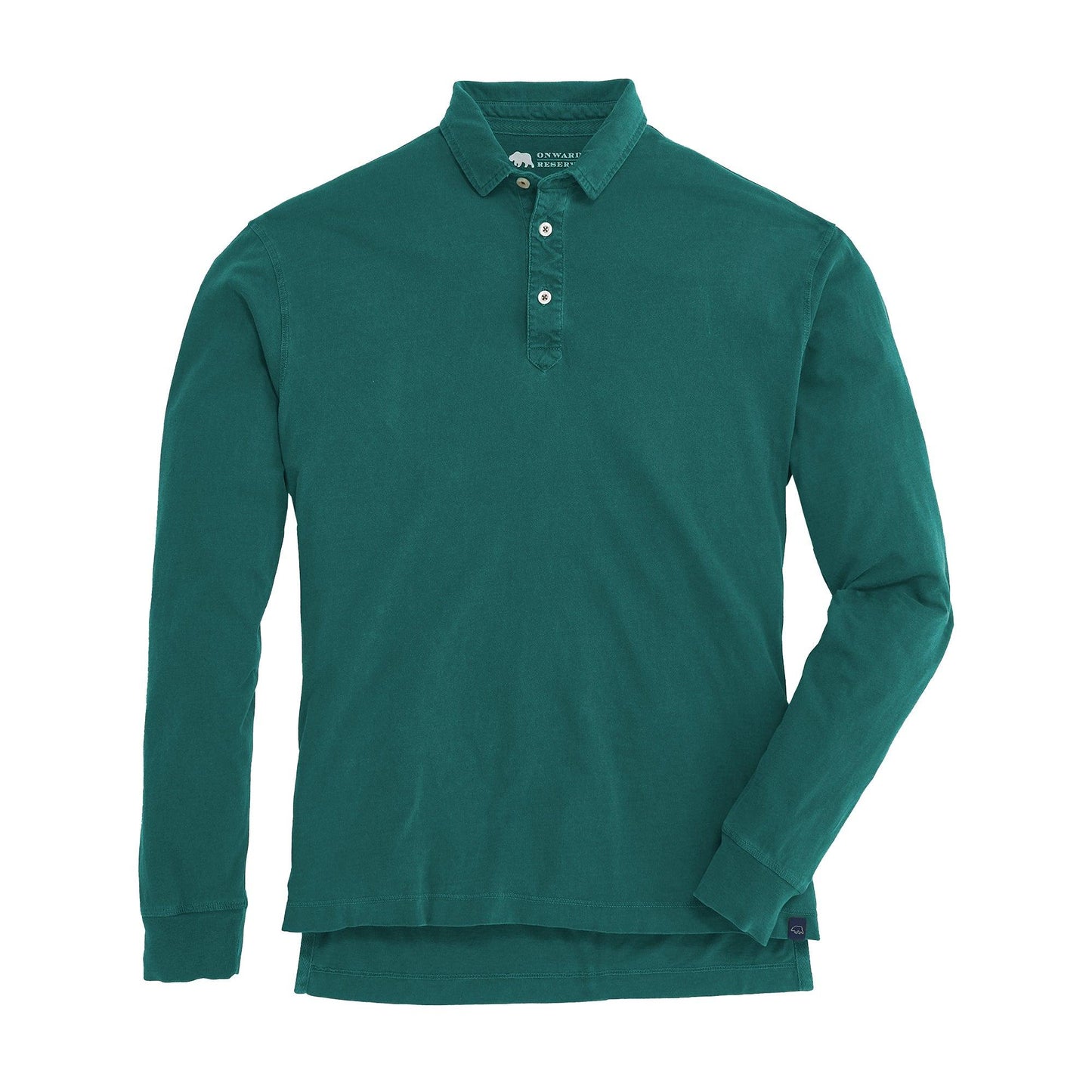 Perry Long Sleeve Polo - Botanical Garden - Onward Reserve