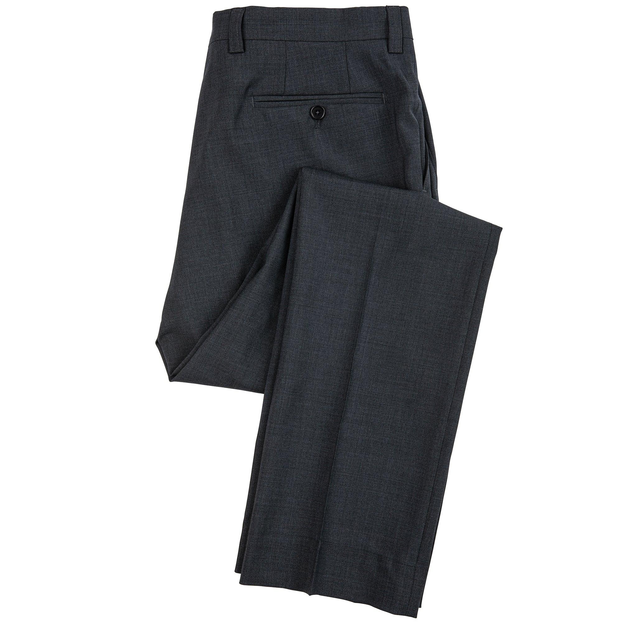 Prestige Wool Blend Trousers - Black
