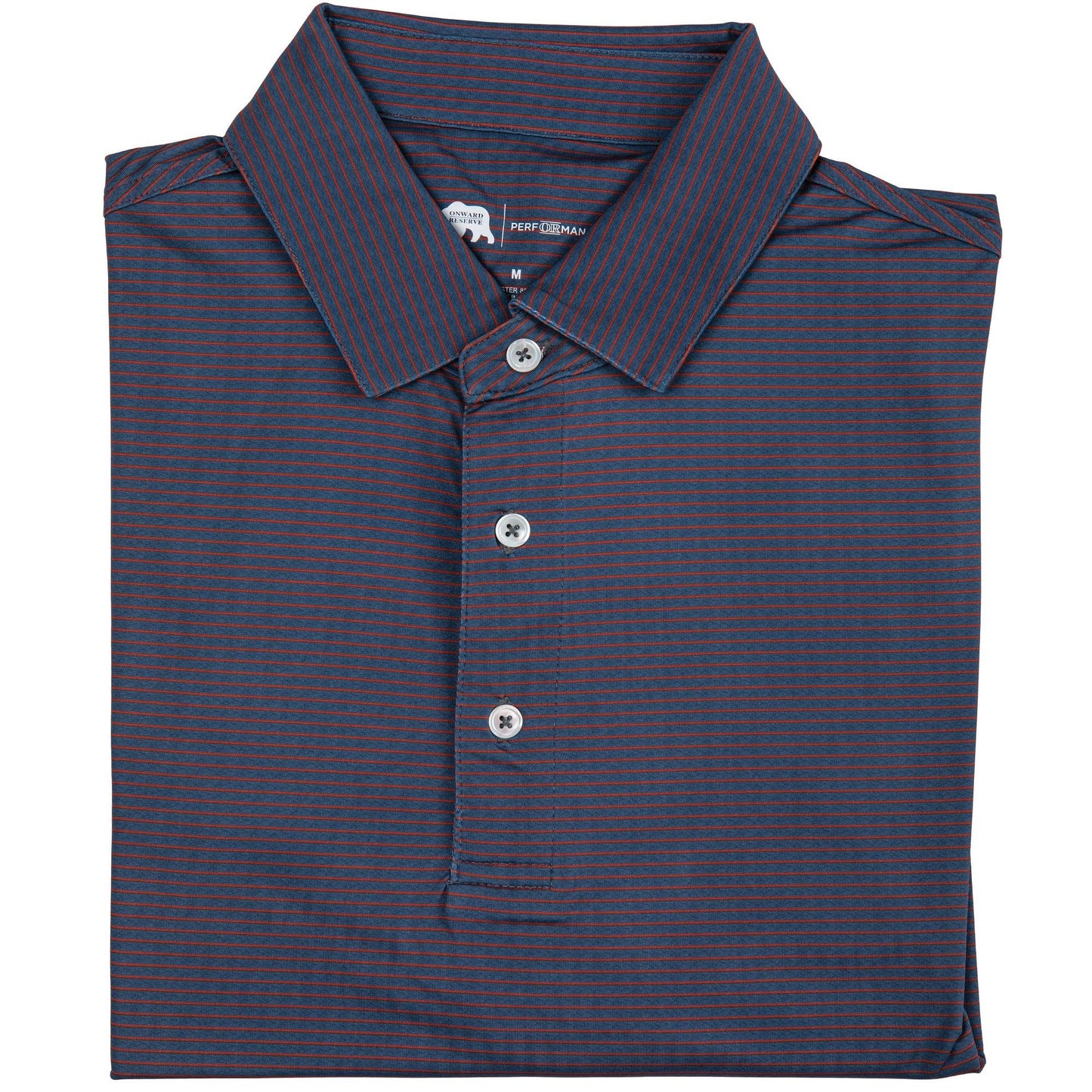 Birdie Stripe Performance Polo - Onward Reserve