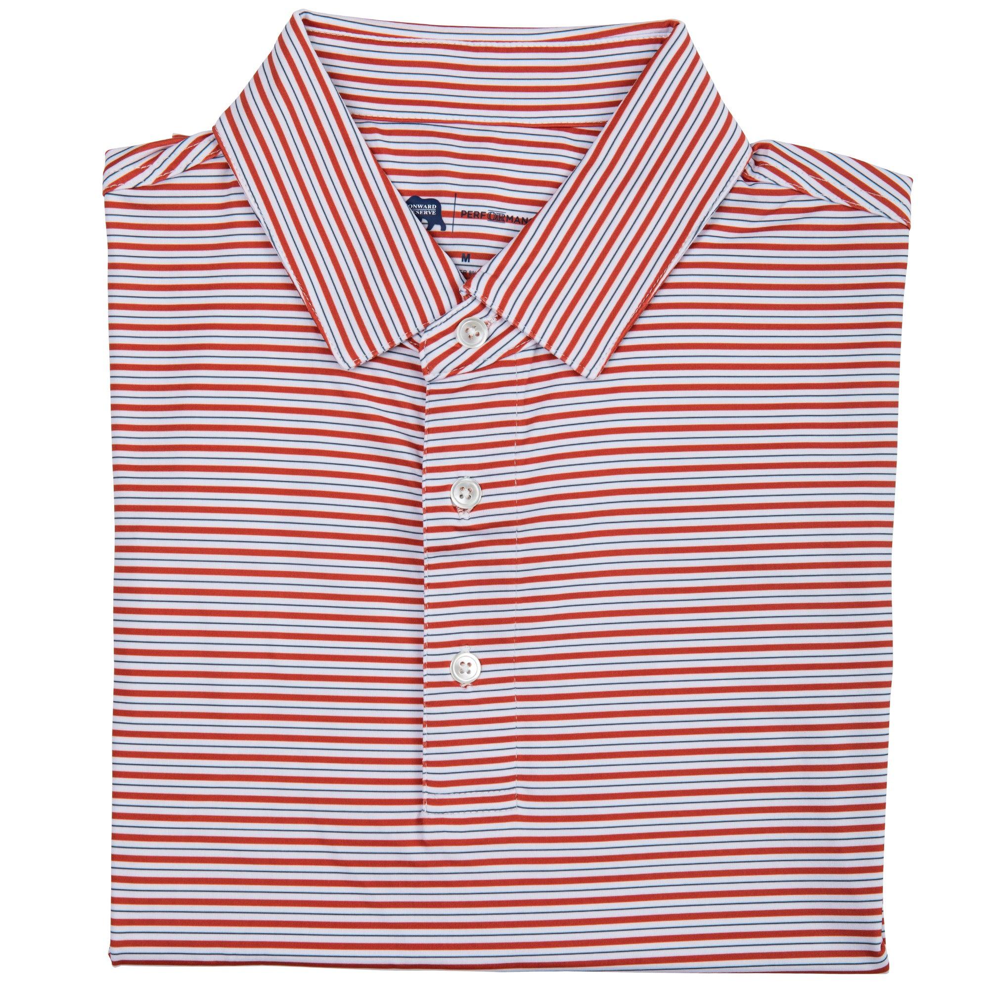 Condor Stripe Performance Polo - Autumn Glaze – Onward Reserve