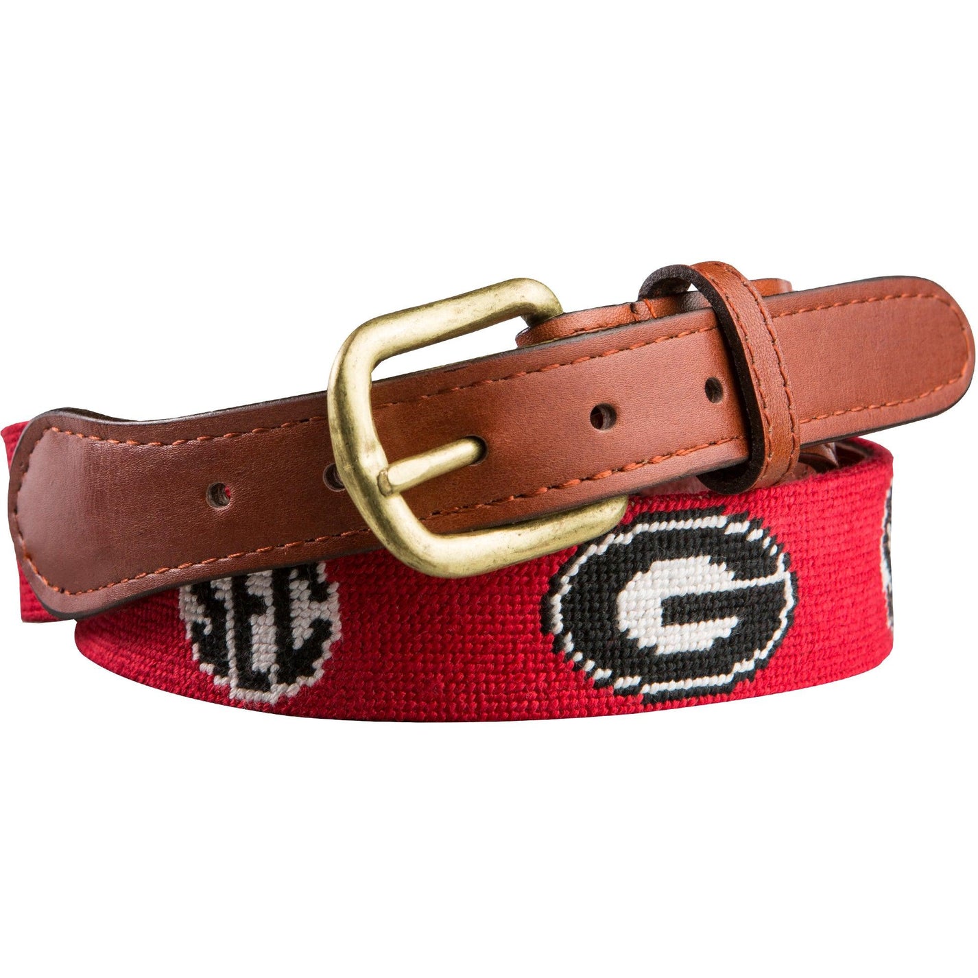 UGA SEC Needlepoint Belt Onward Reserve