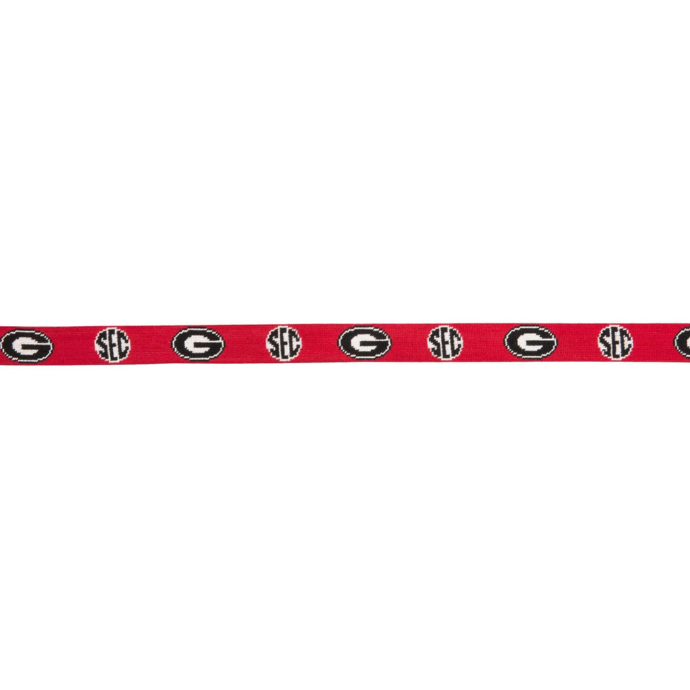 UGA SEC Needlepoint Belt Onward Reserve