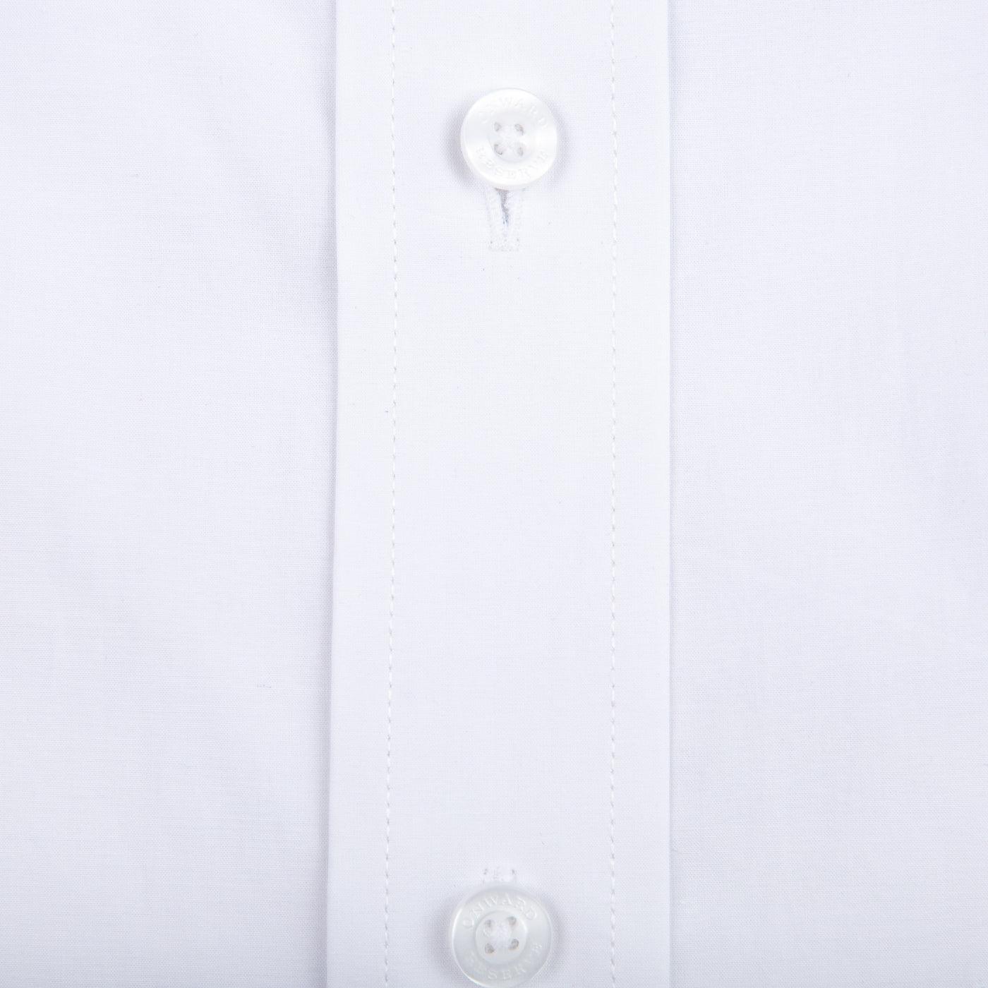 White Classic Fit Stretch Cotton Button Down - OnwardReserve