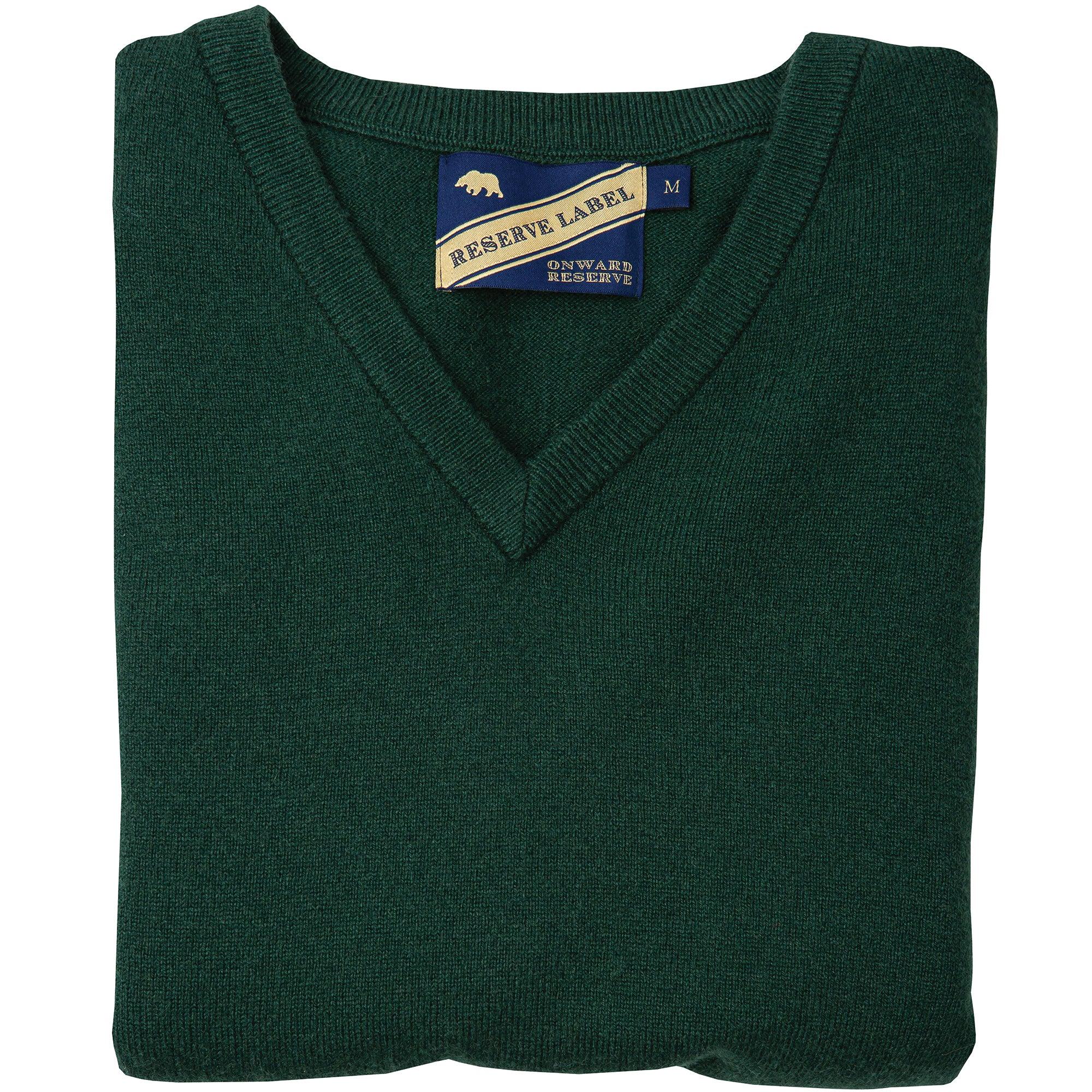 AG outlets Green Label Mens Lakeside Cashmere V-Neck Sweater Navy L NWT