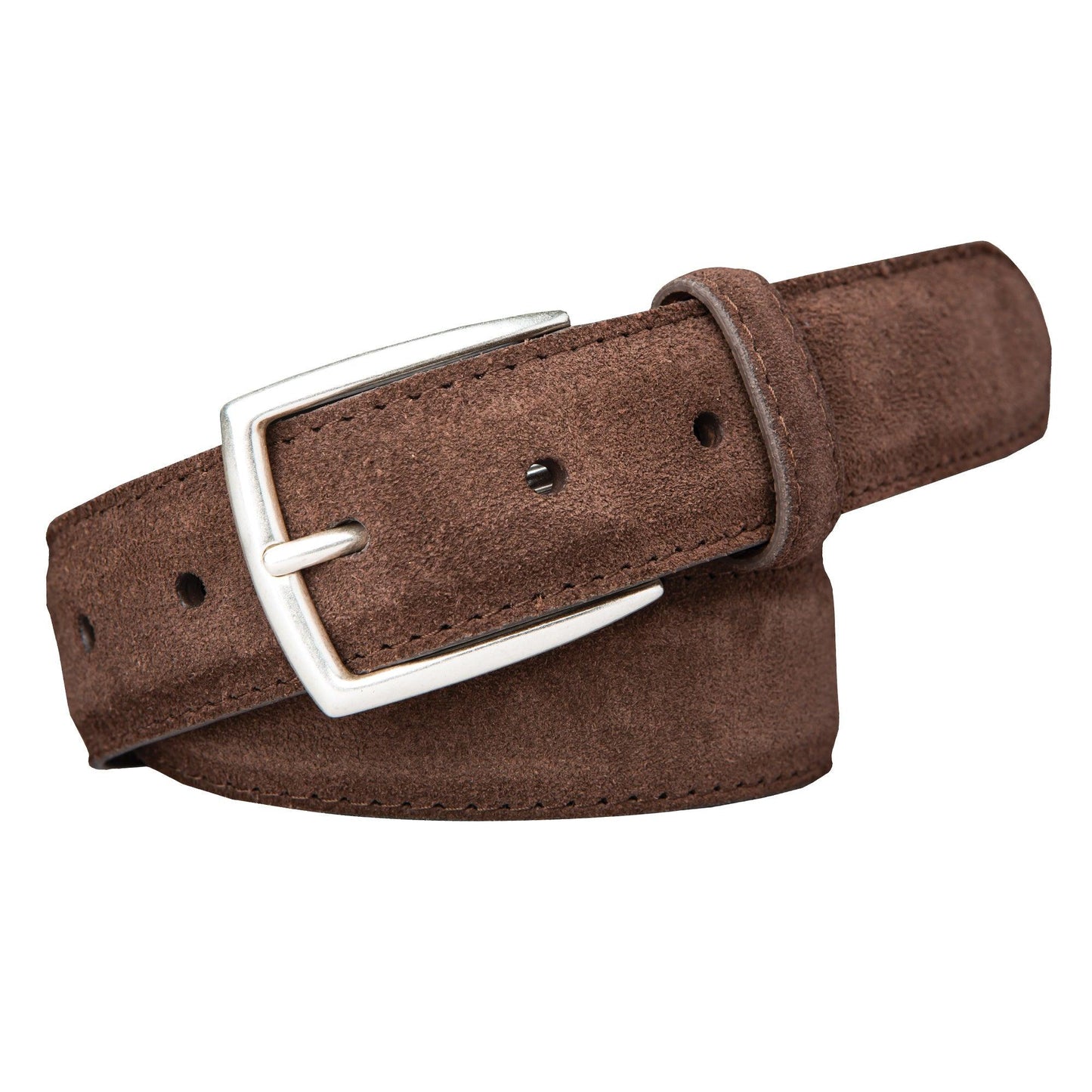 1 3/8" Suede Belt - Chocolate - Onward Reserve