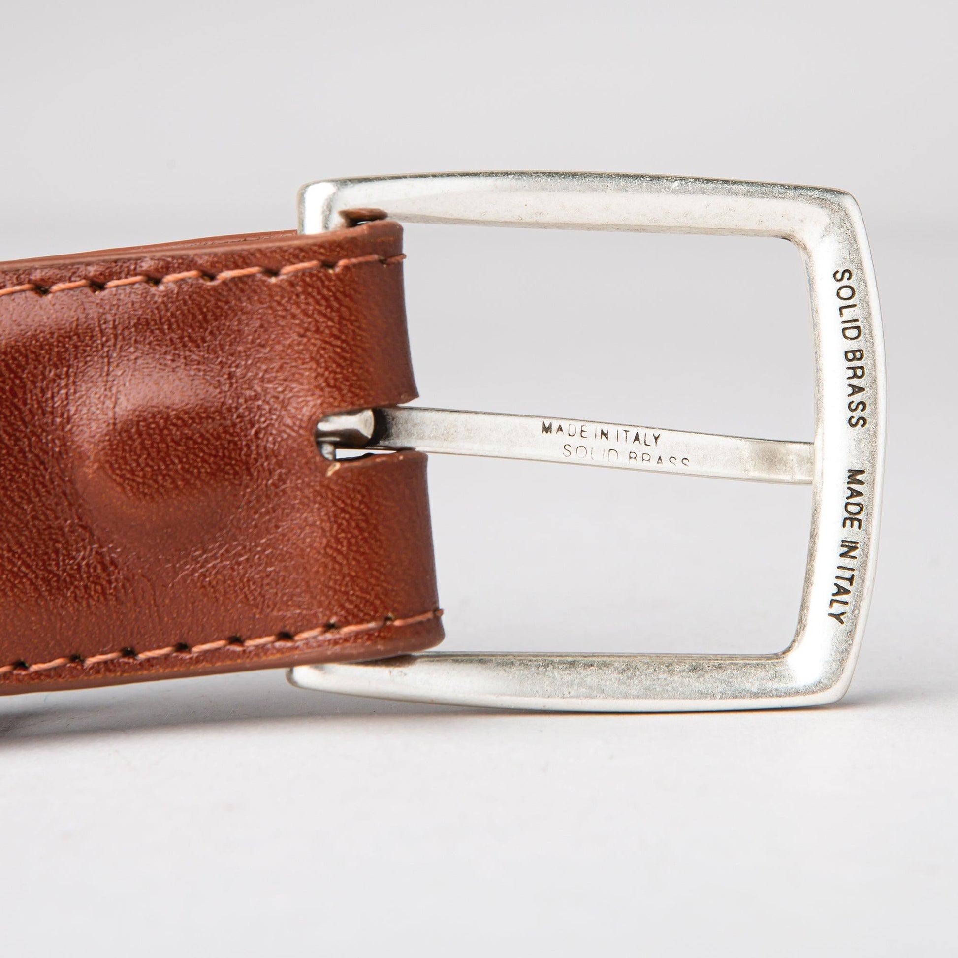 1 3/8" Glazed Calf Belt - Oil - Onward Reserve