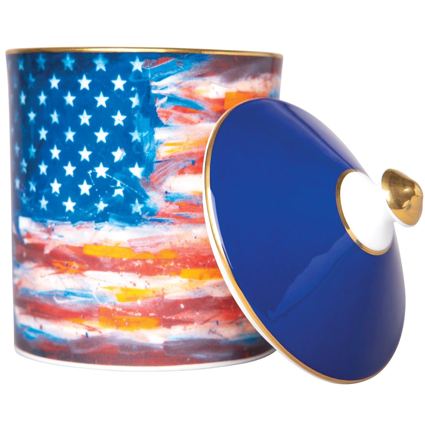 American Flag Woodsmoke Lidded Candle - Onward Reserve