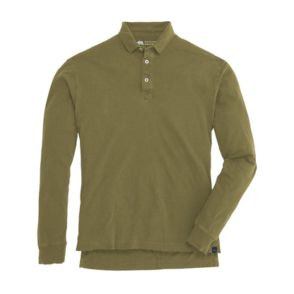 Perry Long Sleeve Polo - Olive - Onward Reserve