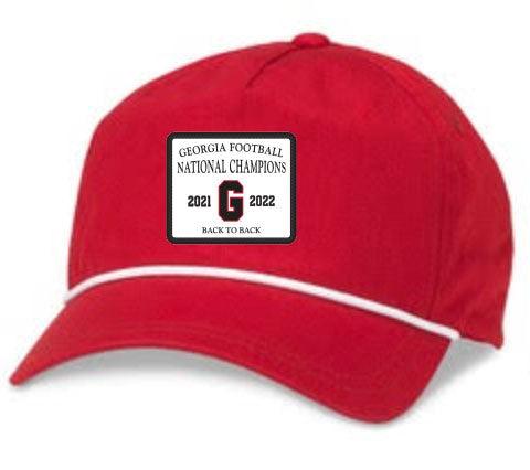 2022 Back to Back National Champions Patch Rope Hat - Onward Reserve