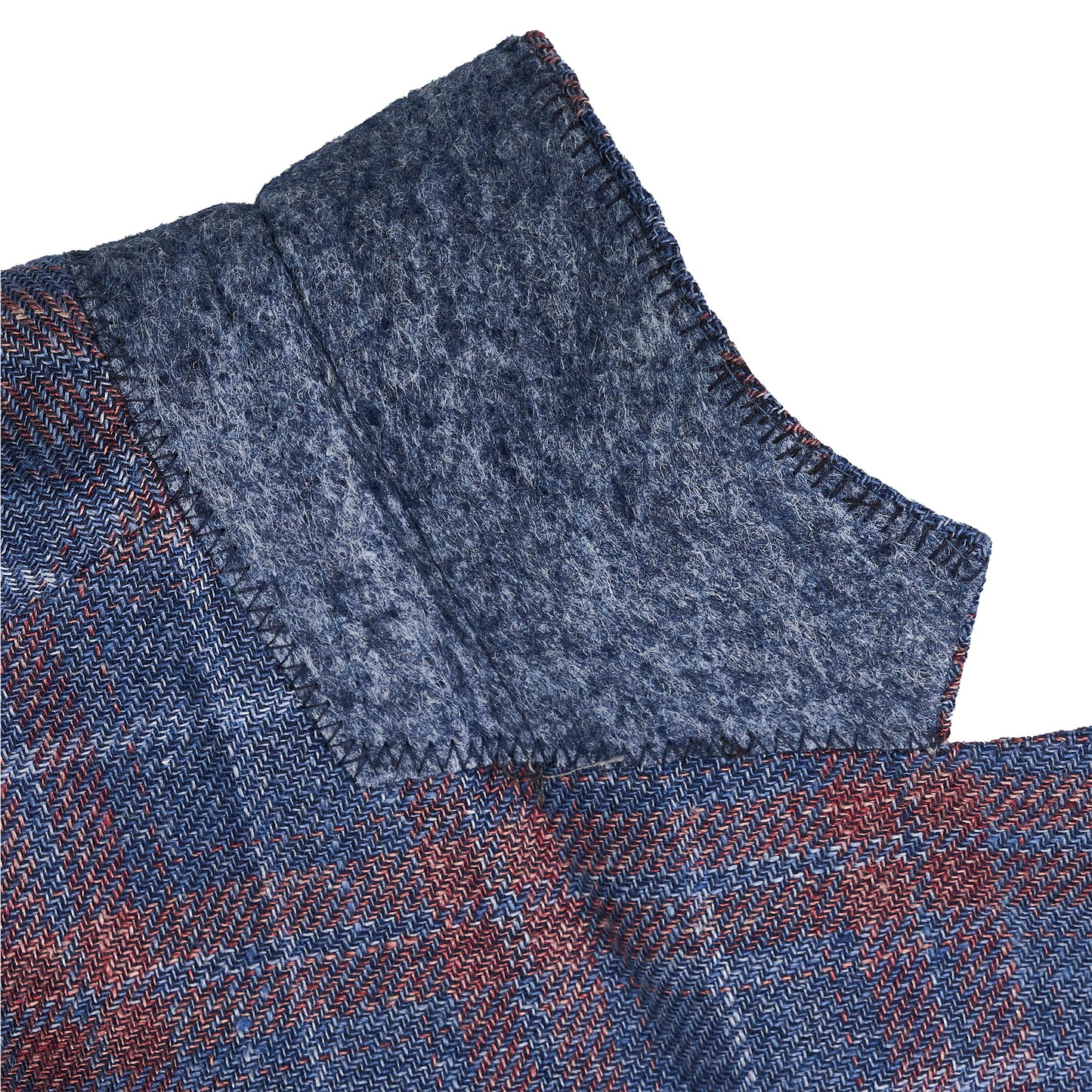 Drago True Navy/Mineral Red Plaid Sport Coat