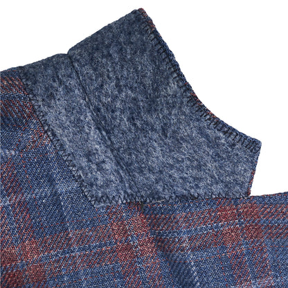 Drago True Navy/Mineral Red Plaid Sport Coat