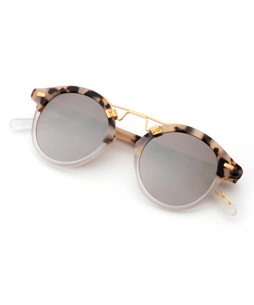 St. Louis Mirrored - Matte Oyster to Crystal 24k Polarized - Onward Reserve