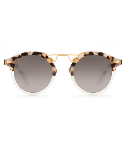 St. Louis Mirrored - Matte Oyster to Crystal 24k Polarized - Onward Reserve