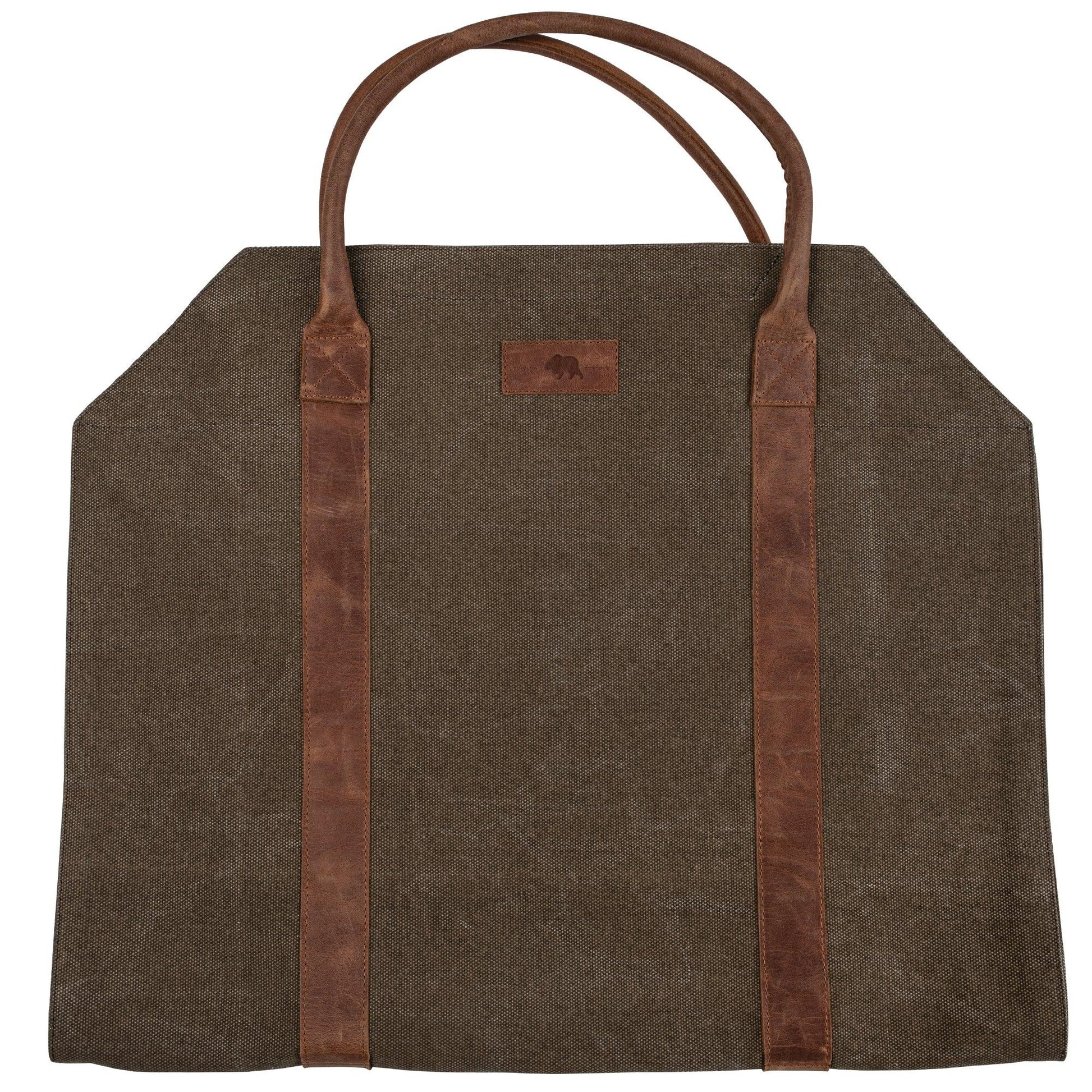 Canvas & Leather Wood Carrier - Onward Reserve