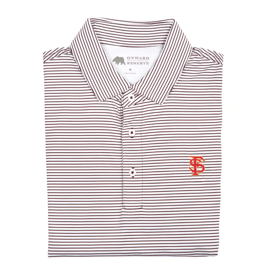 Birdie Stripe FS Performance Polo - Onward Reserve