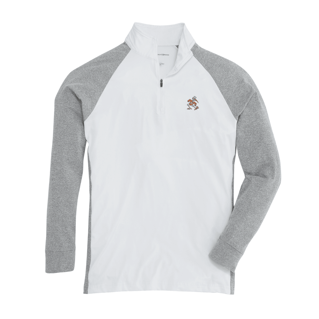 University of Miami Lee Performance 1/4 Zip - Onward Reserve