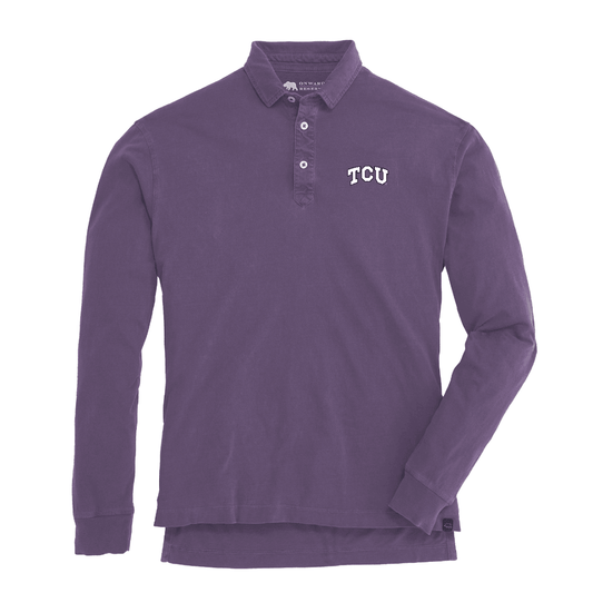 TCU Perry Long Sleeve Polo - Onward Reserve