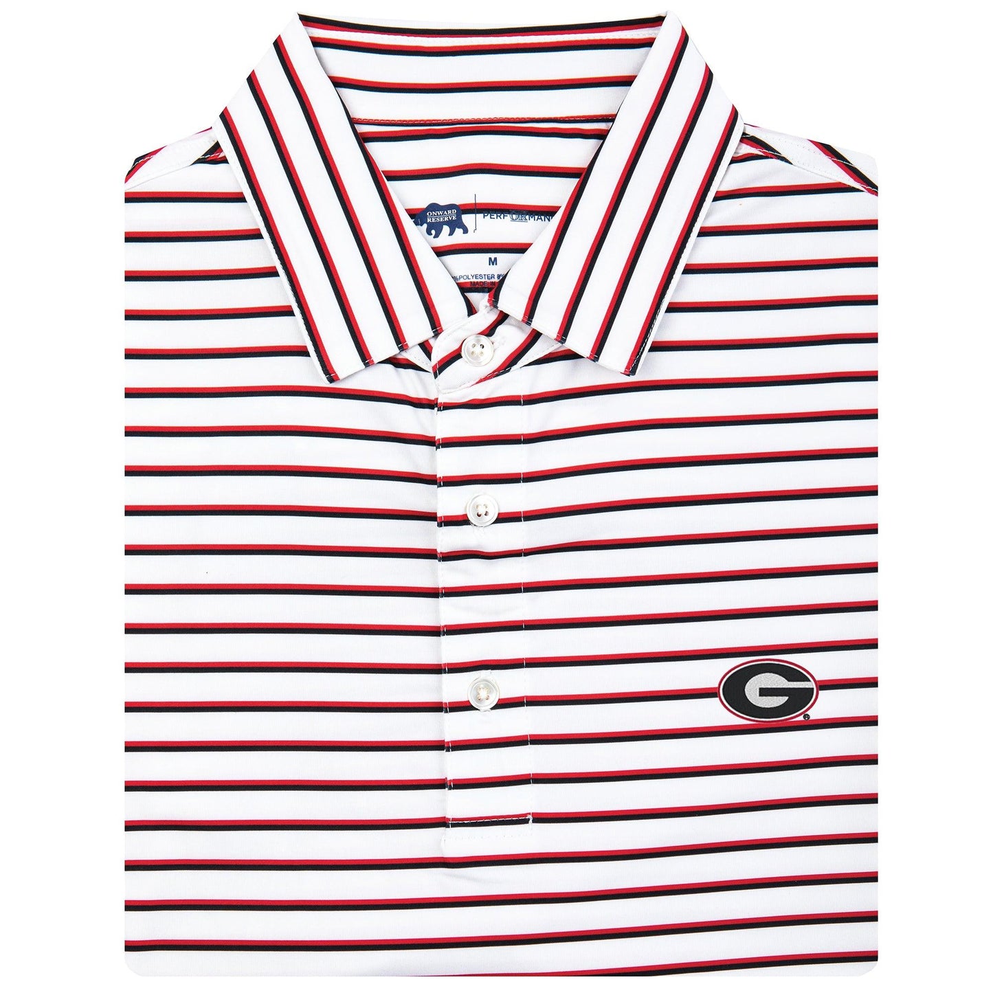 Fairway Stripe Super G Performance Polo - Onward Reserve