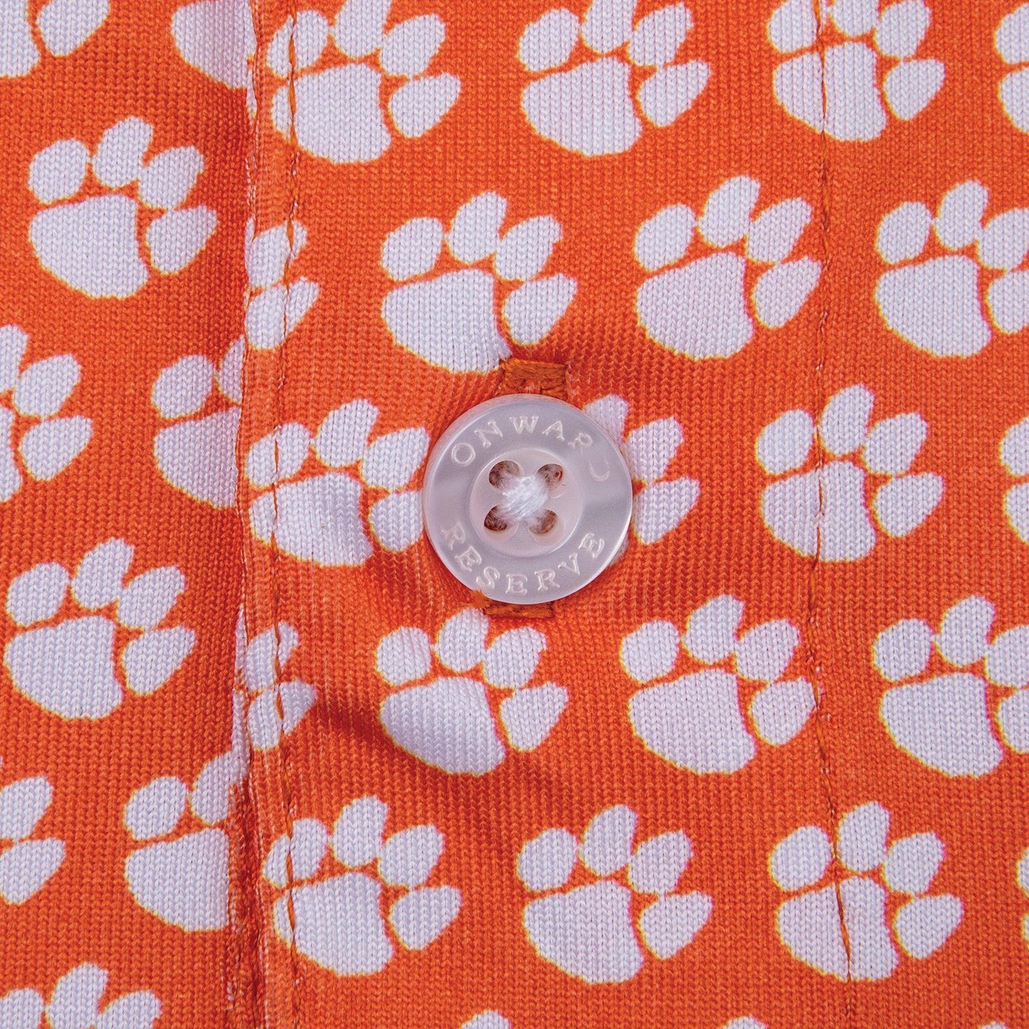 Clemson Printed Performance Polo - Onward Reserve