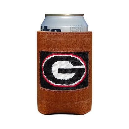 UGA Needlepoint Can Cooler - OnwardReserve