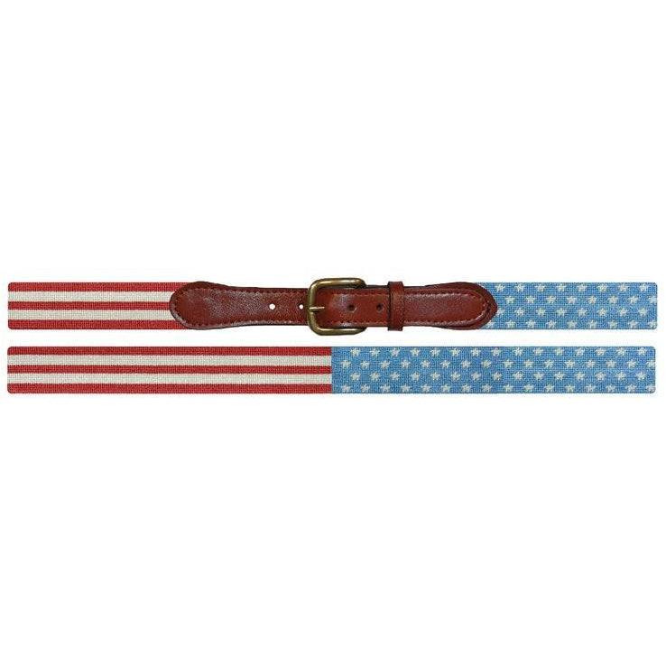 Stars & Stripes Needlepoint Belt - OnwardReserve