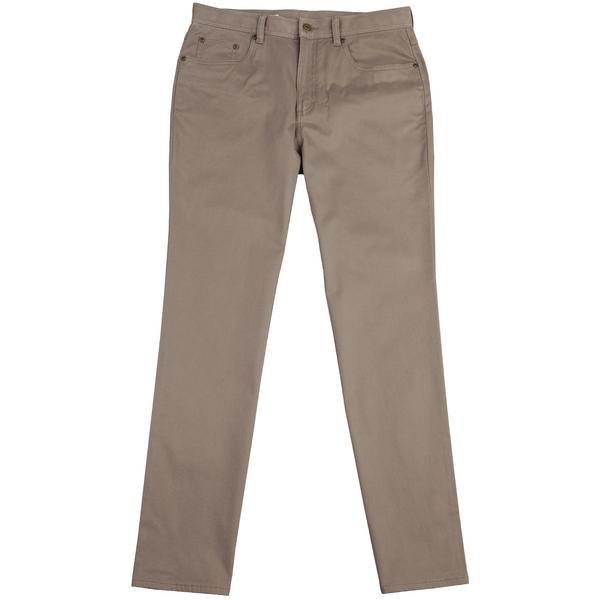 $65 New Lands' End Men's Trad Fit 5 Pocket Stretch CW Cord Pants Walnut  35x36