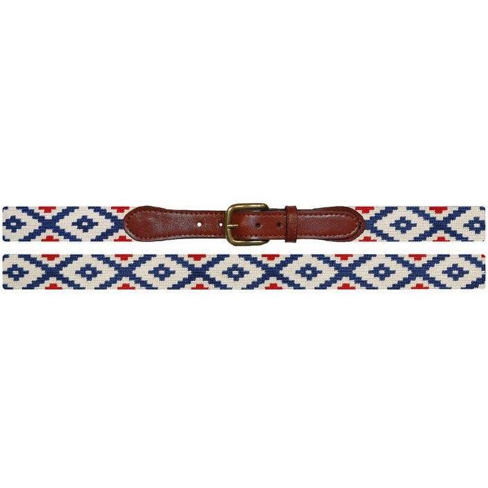 Gaucho Rojo Needlepoint Belt - OnwardReserve